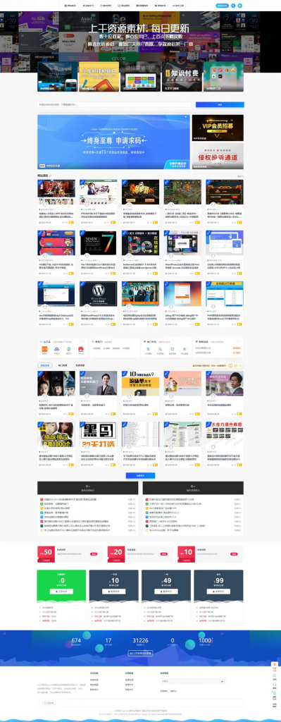 资源在线整站31212个源码打包完整运营版/带RiPRO主题无需授权-源码分享网