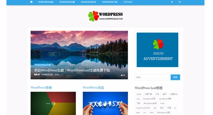 wordpress中文杂志cms主题-源码分享网