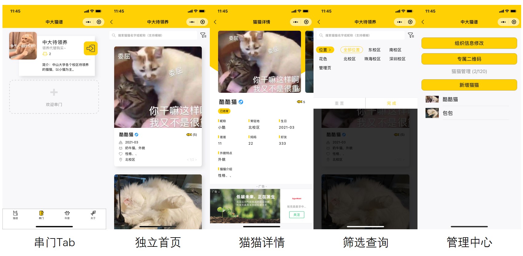 校园流浪猫信息记录和分享的小程序源码-源码分享网